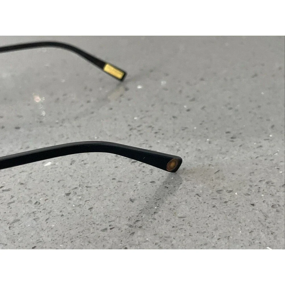 Levi Strauss Eyeglasses Frames ONLY LS108 52 18 135 BLK Half Rim Flex Black